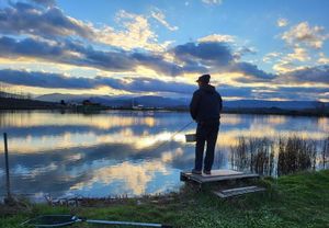 Campeonato de Euskadi de Salmónidos Lago 2024 en el embalse de "El Villar"