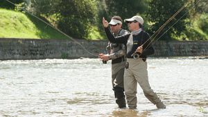 Perfeccionamiento de las técnicas de lanzado en la pesca a mosca