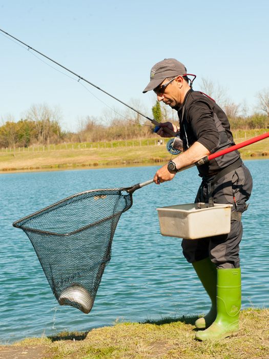 Lineas para pesca a mosca en lago