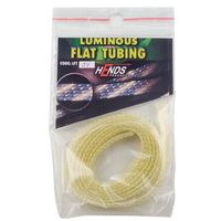 Luminous flat tubing