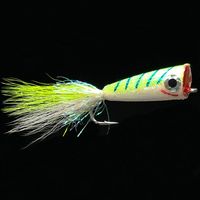 Mylar Popper Chartreuse/White - M30