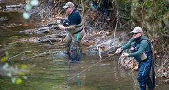 Emoción y grandes capturas en el campeonato de Tolosako Arrantzaleak en el río Araxes