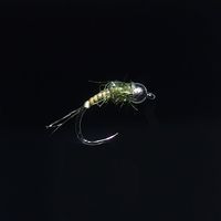 Ninfa Olive Quill Nymph - TG 35