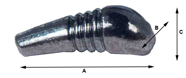 torax de tungsteno montaje de perdigones